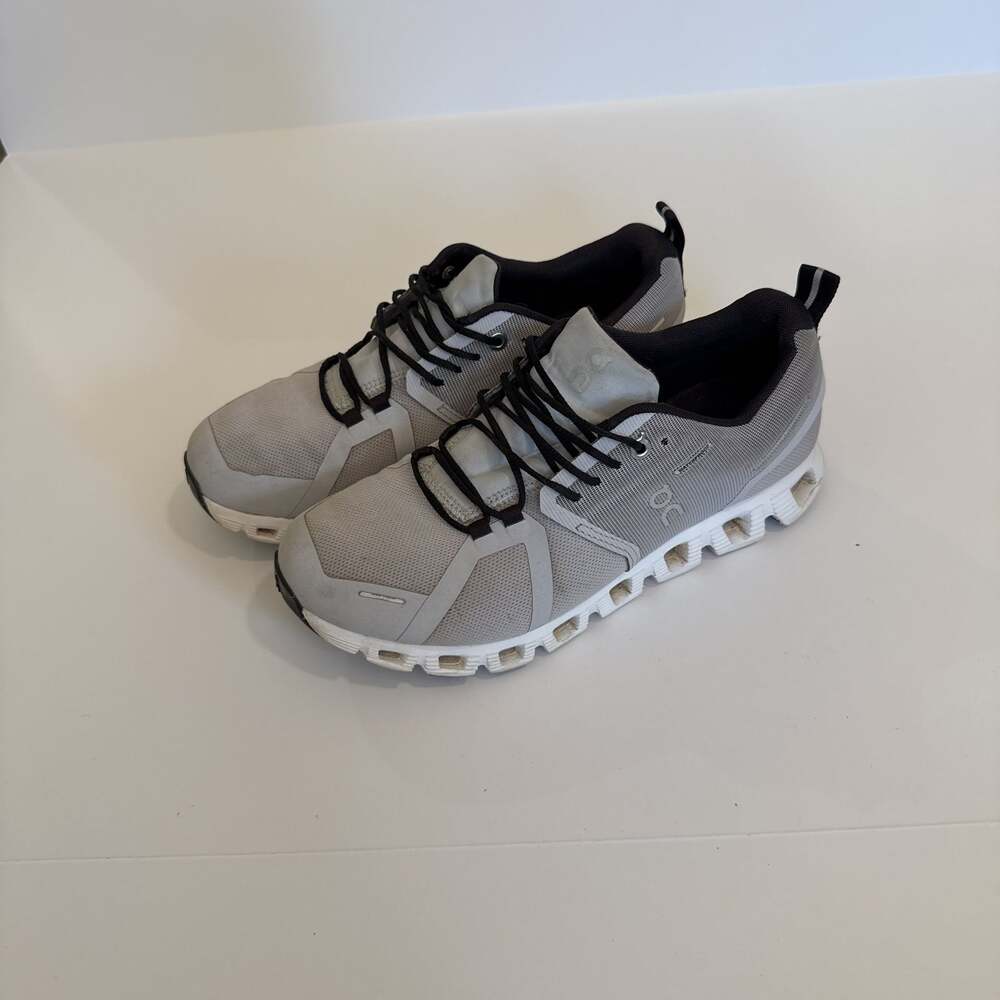 On Running Gray and Black Sneakers
